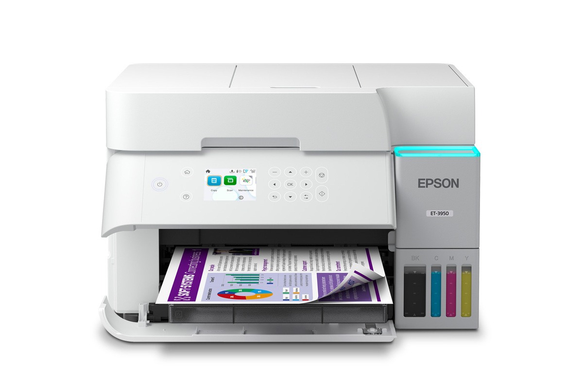 Manufacturer product image of Epson EcoTank ET-3950 · White.