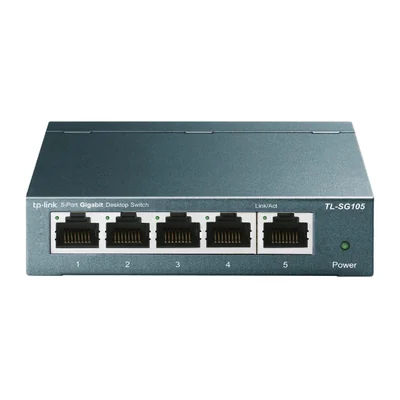 TP-Link manufacturer image of the TL-SG105 five-port Gigabit switch.