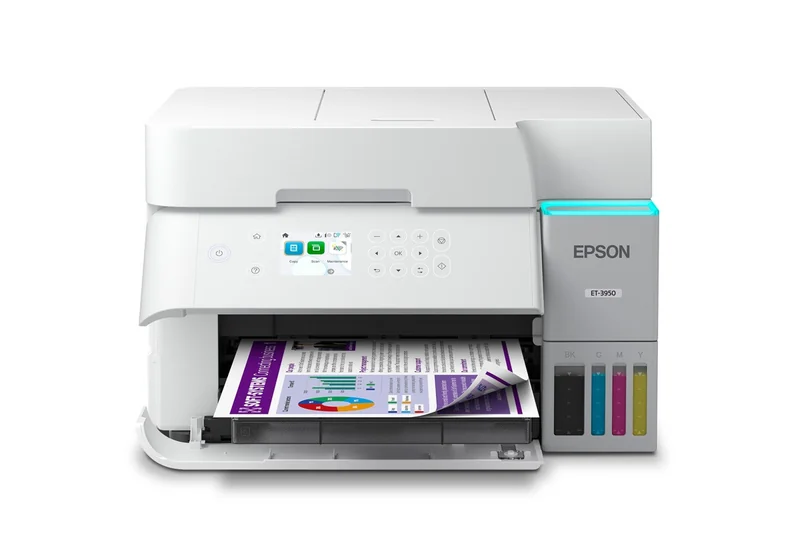 Manufacturer product image of Epson EcoTank ET-3950 · White.