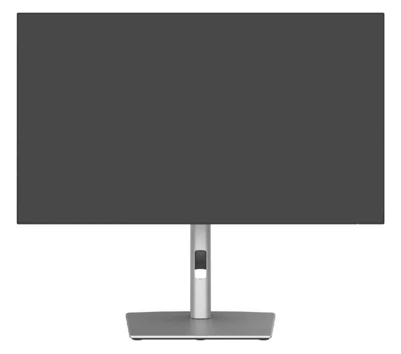 Manufacturer front view of the Dell U2725QE monitor and stand, from its user guide.